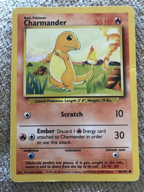 Mavin Rare 1995 Charmander Basic Pokemon Card