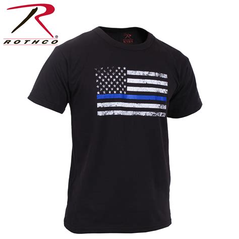 Betaamazon Rothco Kids Thin Blue Line Us Flag T Shirt
