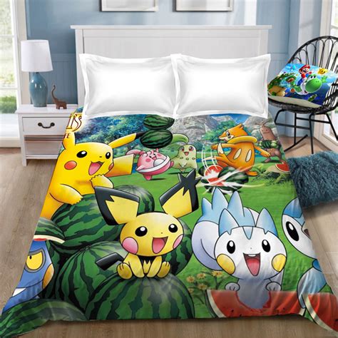 Parure de lit Pokémon en train de jouer Ma Parure