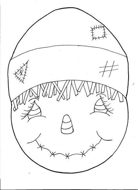 Scarecrow Template Young At Heart Creations