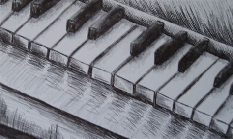 The keyboard's top row of letters correspond to the white keys. Piano Keyboard Drawing at GetDrawings | Free download