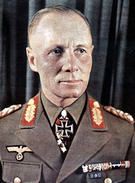 German Field Marshal Erwin Rommel Portrait Color X Print Ebay