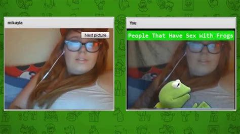Sex With Frogs Kermit On Chatroulette Youtube