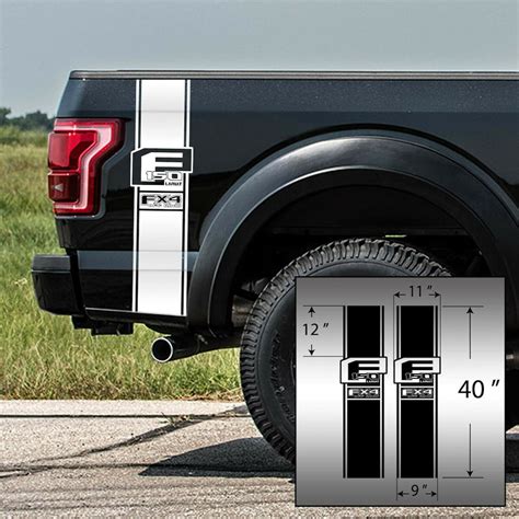 Truck Bed Vinyl Decal Fits Ford F 150 Lariat Fx4 Off Road Etsy