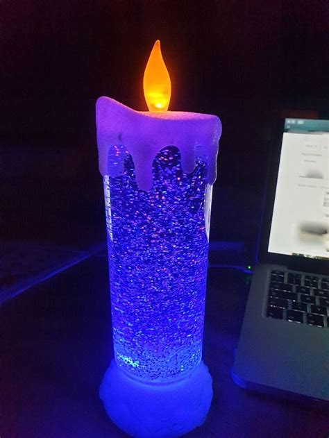 Innovative Romantic Colorful Candle Rotating Color Changing Candle