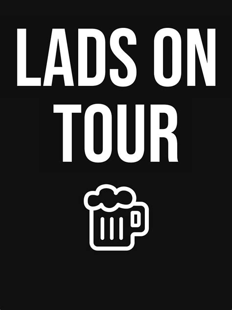 Lads On Tour Stag Do Bachelor Party Fun Joke Slogan Beer Clothing And Accessories T