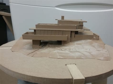 Frank Lloyd Wright Falling Water 3d Printed On Type A Series 1 Using