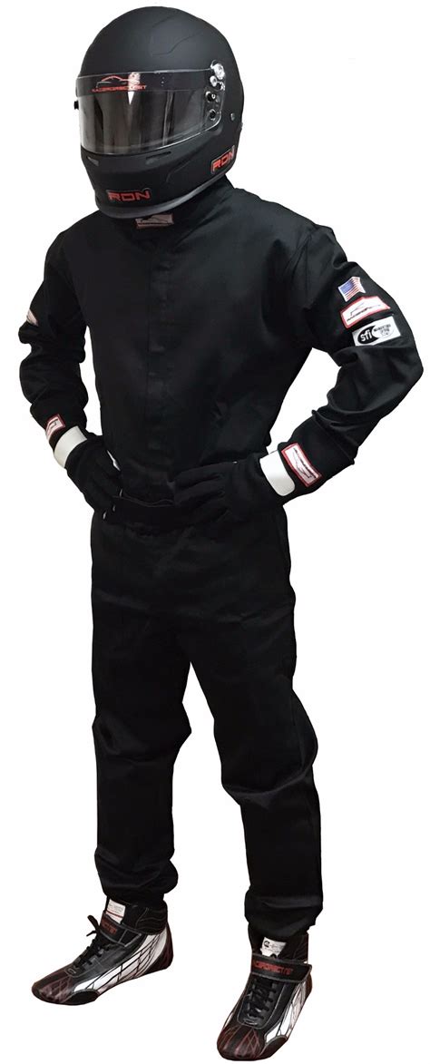 Drag Racing Fire Suit Sfi 1 Race Suit Sfi 3 2a1 One Piece Suit Black