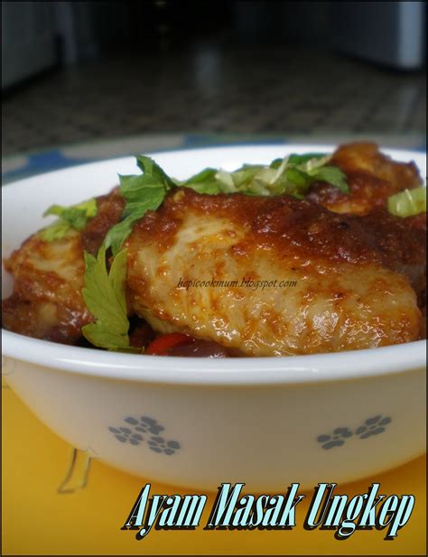 Resepi ayam masak hitam simple mudah khazanah resepi. Hepi Cook Mum: Ayam Masak Ungkep