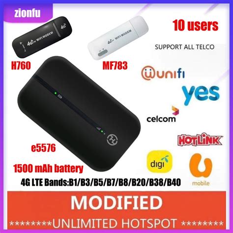 Modified Unlimited 4g Wifi Router 150mbps Ufi Hotspot Car Mifi Modem