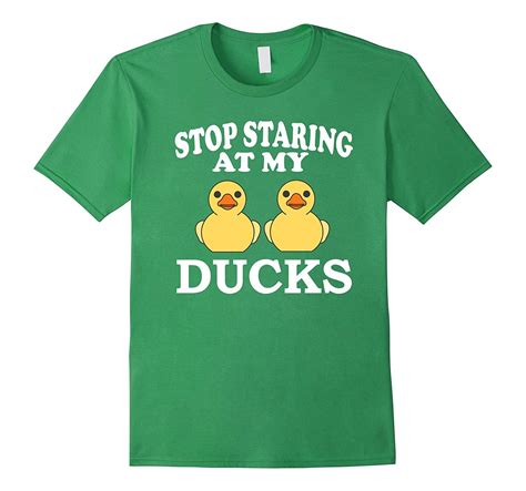 Stop Staring At My Ducks Funny Rubber Duck T Shirt Azp Anzpets