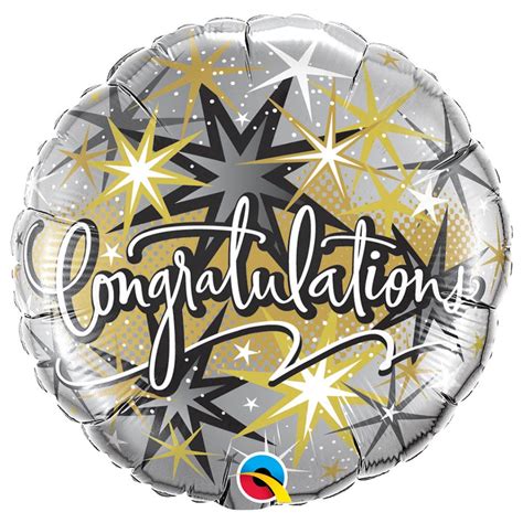 Congratulations Elegant Foil Balloon Balloons Party Pieces