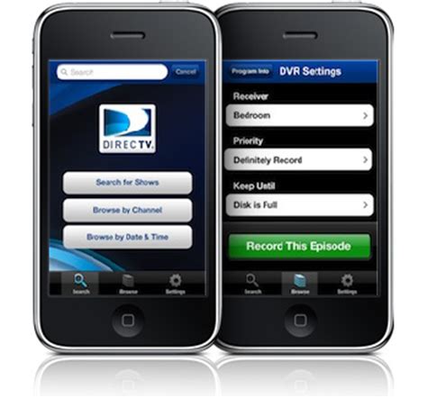 Most directv remote controls (e.g., rc32rf, rc64r/rb, rc65r/rx/rb/rbx, rc66rbx, rc80hb) have rf (radio frequency) capability. Directv iPhone Remote App | Direct Tv iPhone App Review
