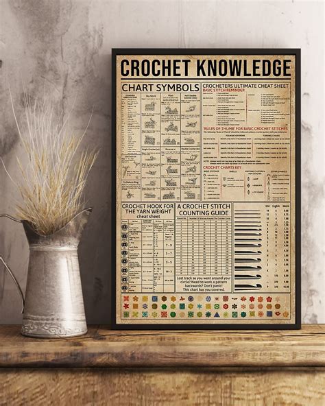 Crochet Knowledge Shirts Apparel Posters Are Available At Ateefad