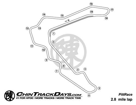 Pittsburgh international race complex is a road course and kart facility located about 40 minutes from pittsburgh, pa. Pitt Race Track Map | Racing, Race track, Pitt