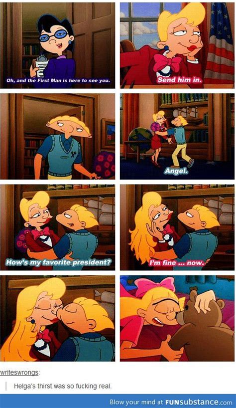 Helga Funsubstance Hey Arnold Arnold And Helga Funny Pictures