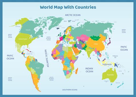 6 Best Images Of Free Large Printable World Map Free Printable World