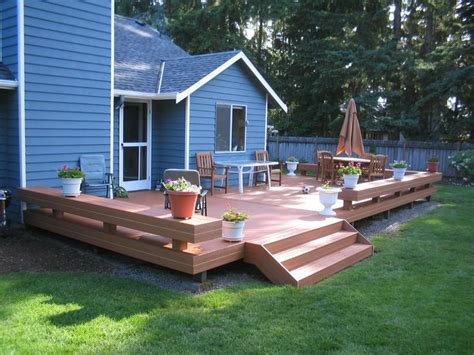 30 Backyard Wood Deck Ideas Decoomo