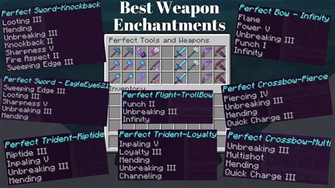 Best armor enchantments minecraft bedrock. Best Enchantments for Weapons (Perfect Weapons) - YouTube