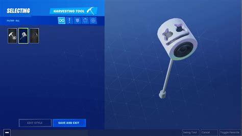 The New Free Marshy Smasher Pickax In Fortnite Youtube
