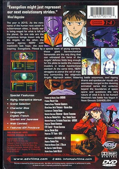 Neon Genesis Evangelion Collection 01 Dvd 2000 Dvd Empire