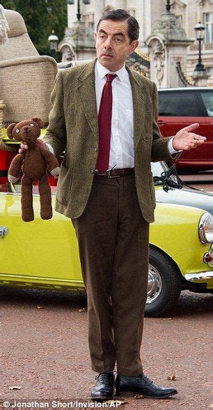 Mr Bean Heads To Buckingham Palace Atop His Iconic Lime Green Mini Mr