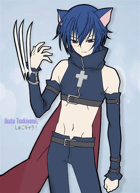 Ikuto Tsukiyomi Colouring Shugo Chara By Kitsunecchi On Deviantart