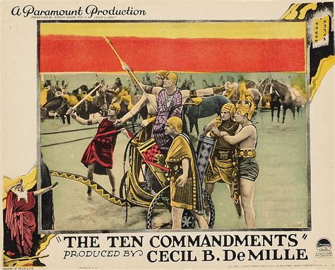 The Ten Commandments 1923 Epic Film Directed By Cecil B Demille