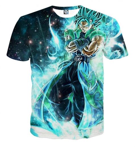 Dragon Ball Gogeta 3 Super Saiyan Cool Kamehameha 3d T Shirt Saiyan Stuff