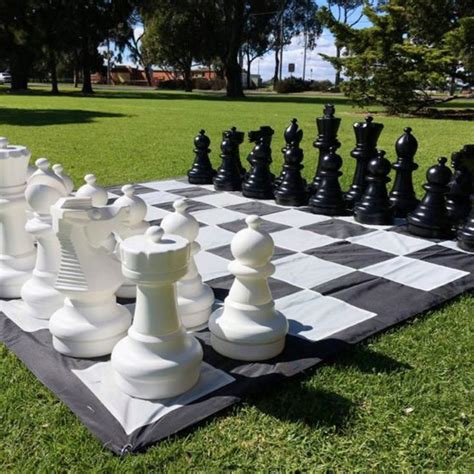 Enormous Outdoor Games Chess Sets Huge Fun Giant Chess Chess Game