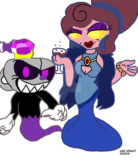 Chxlm3 Cuphead X Baroness As Hellen And King Boo By Kadiandsonic On Deviantart