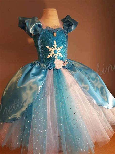 Ice Princess Tutu Dress Ball Gownfull Length Birthday Etsy Ball