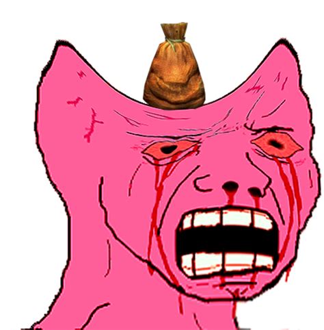 Small brain man shouting at big brain man it's the law guy who have lot a water. Brainlet | Pink Wojak | Know Your Meme