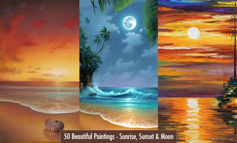 Paintings Of Sunsets And Sunrises