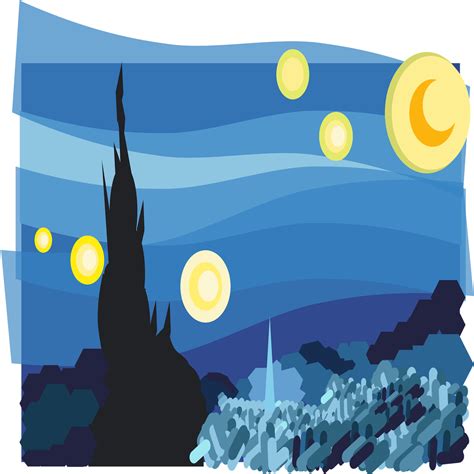 Night Clipart Starry Night Night Starry Night Transparent Free For