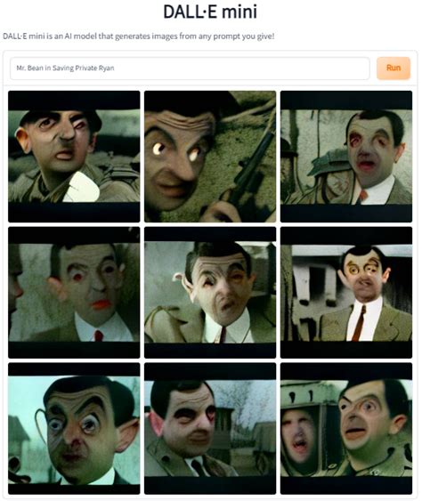 Mr Bean In Saving Private Ryan Dall E Mini Craiyon Know Your Meme