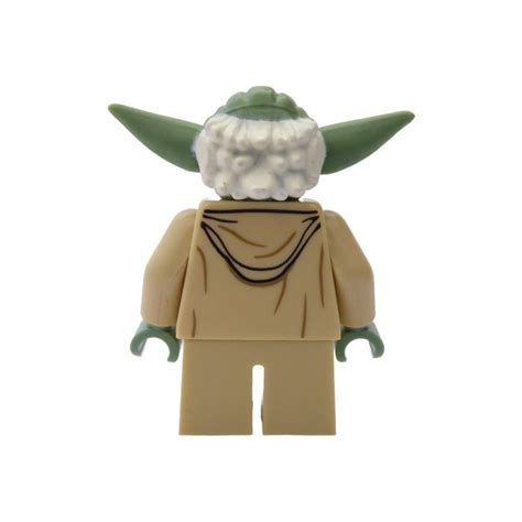 Lego Yoda With White Hair And Printed Back Minifigure Brick Owl