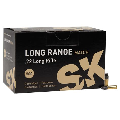 sk long range match 22 long rifle 40 gr 500 count