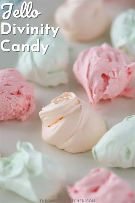 Colorful Jello Divinity Candy Recipe
