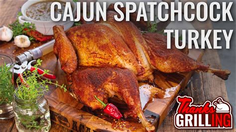 Cajun Spatchcock Turkey Thanksgrilling Powered By Kingsford Youtube