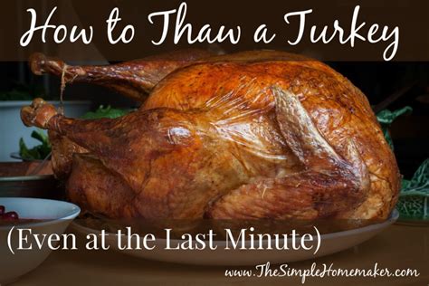 how long do you cook a thawed turkey dekookguide