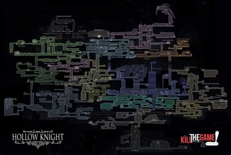 Guide Hollow Knight La Carte Complète Du Jeu Pour Se Diriger Et Trouver