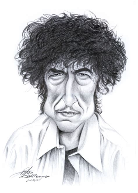 Bob Dylan By Stefan Kahlhammer Famous People Cartoon Toonpool