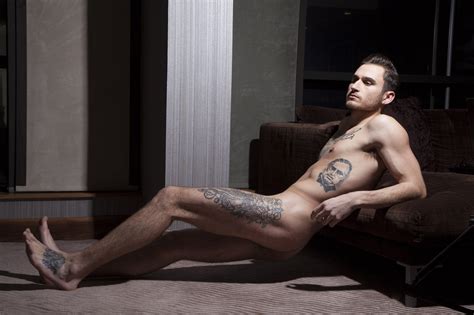 Hollyoaks Charlie Clapham Strips For Attitude Naked Issue Attitude