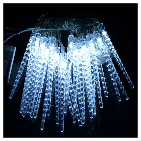 Christmas Lights 24 Led Icicles Programmable Indooroutdoor Use