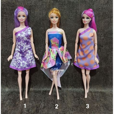 Jual Baju Mini Dress Boneka Berbi Bjd Pivotal 30cm Shopee Indonesia