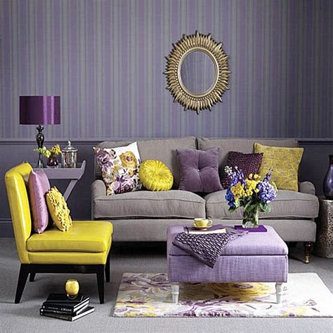 Interior Design Photos From Around The World Purple Living Room Grey