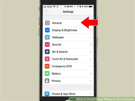 Once your iphone is connected to computer, you will get tips from the computer. 3 Ways to Connect Your iPhone to Your Computer - wikiHow