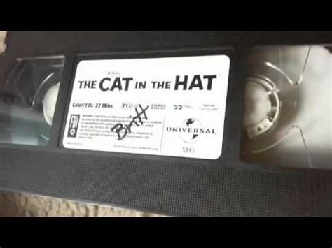 The information does not usually directly identify you, but it can. Tylertristar2 Archive - The Cat in the Hat 2003 VHS Got ...