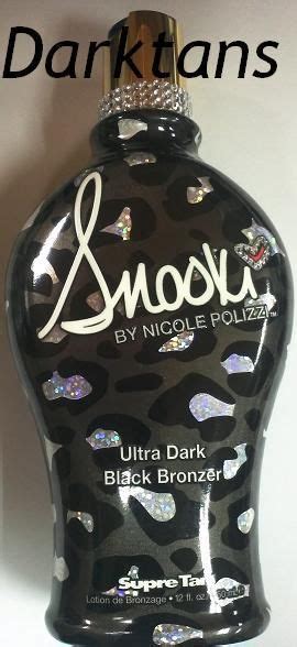 Snooki Ultra Dark Black Bronzer Indoor And Outdoor Tanning Bed Lotion By